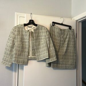 Hugo Boss Womens mint and white work set